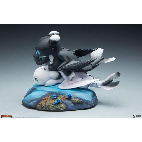 Sideshow Dragons 3 Pfeil, Pirouette und Vifagile Statuette - Die Verborgene Welt