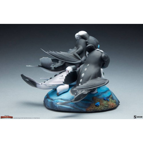 Sideshow Dragons 3 Pfeil, Pirouette und Vifagile Statuette - Die Verborgene Welt