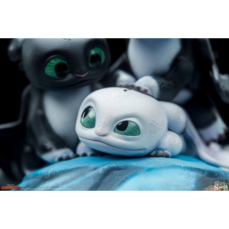 Sideshow Dragons 3 Pfeil, Pirouette und Vifagile Statuette - Die Verborgene Welt
