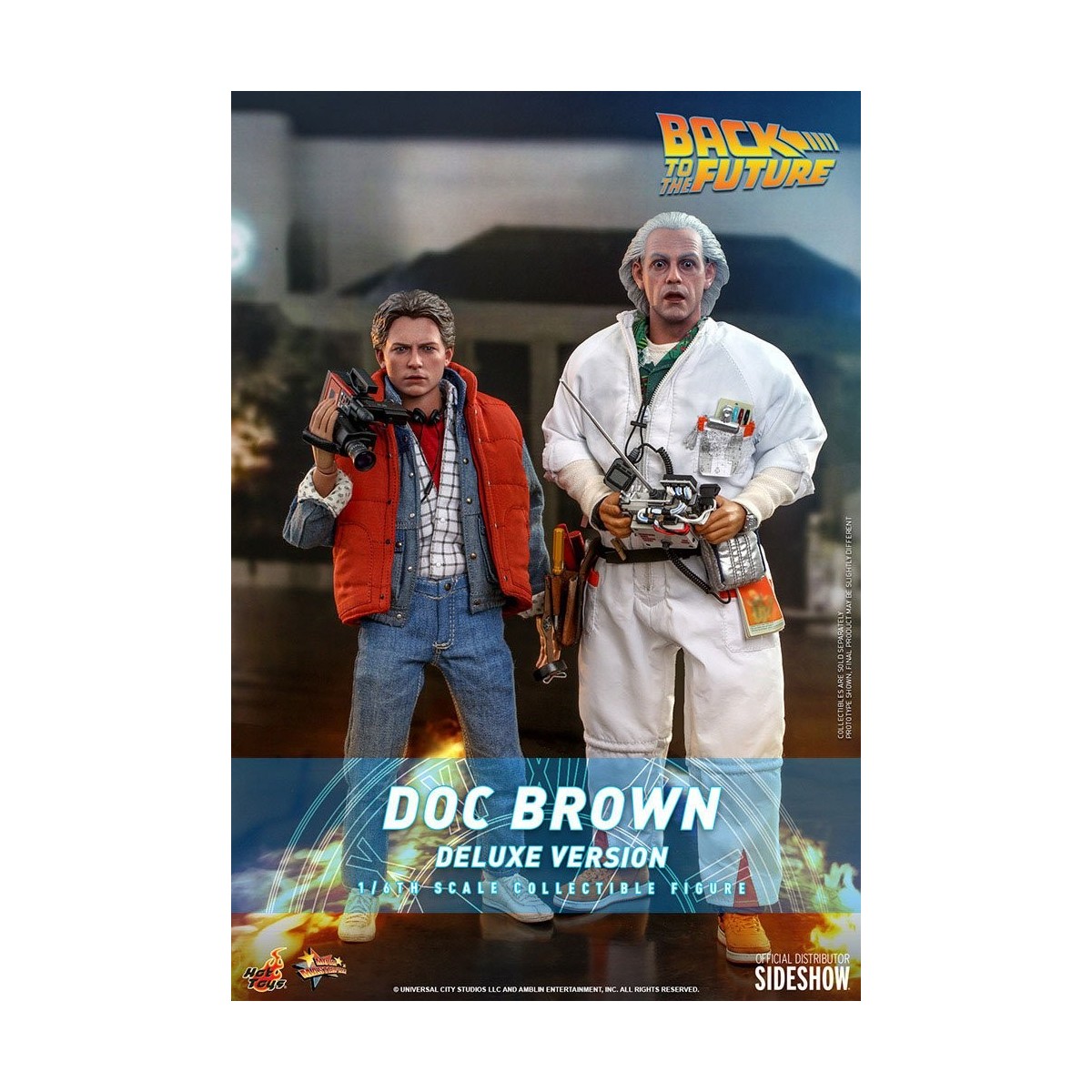 Hot Toys Zurück in die Zukunft Doc Brown Deluxe Version 1/6