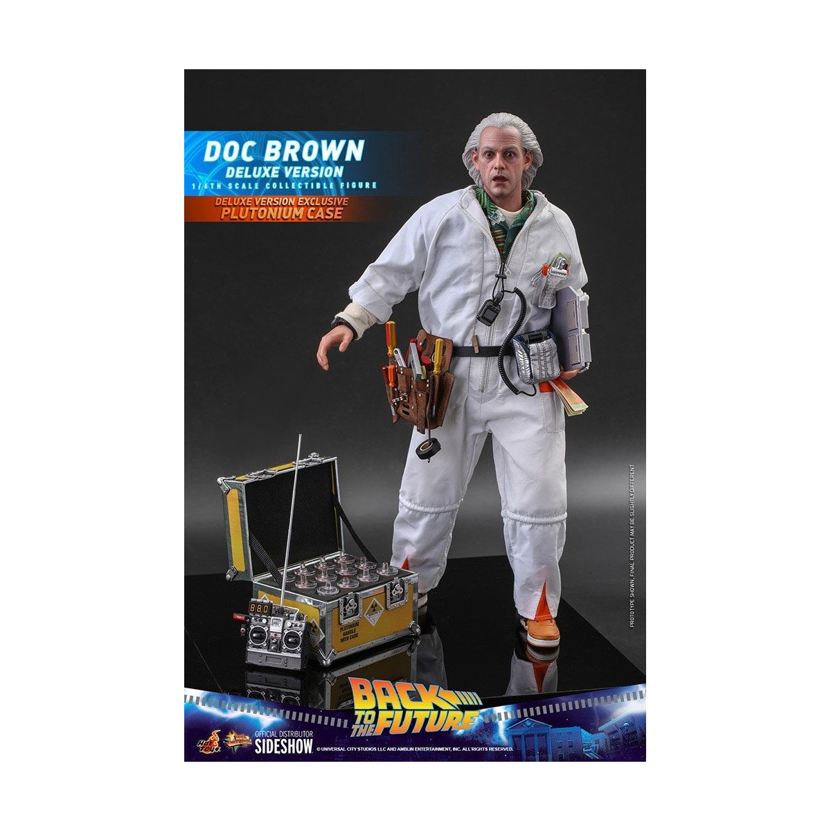 Hot Toys Zurück in die Zukunft Doc Brown Deluxe Version 1/6