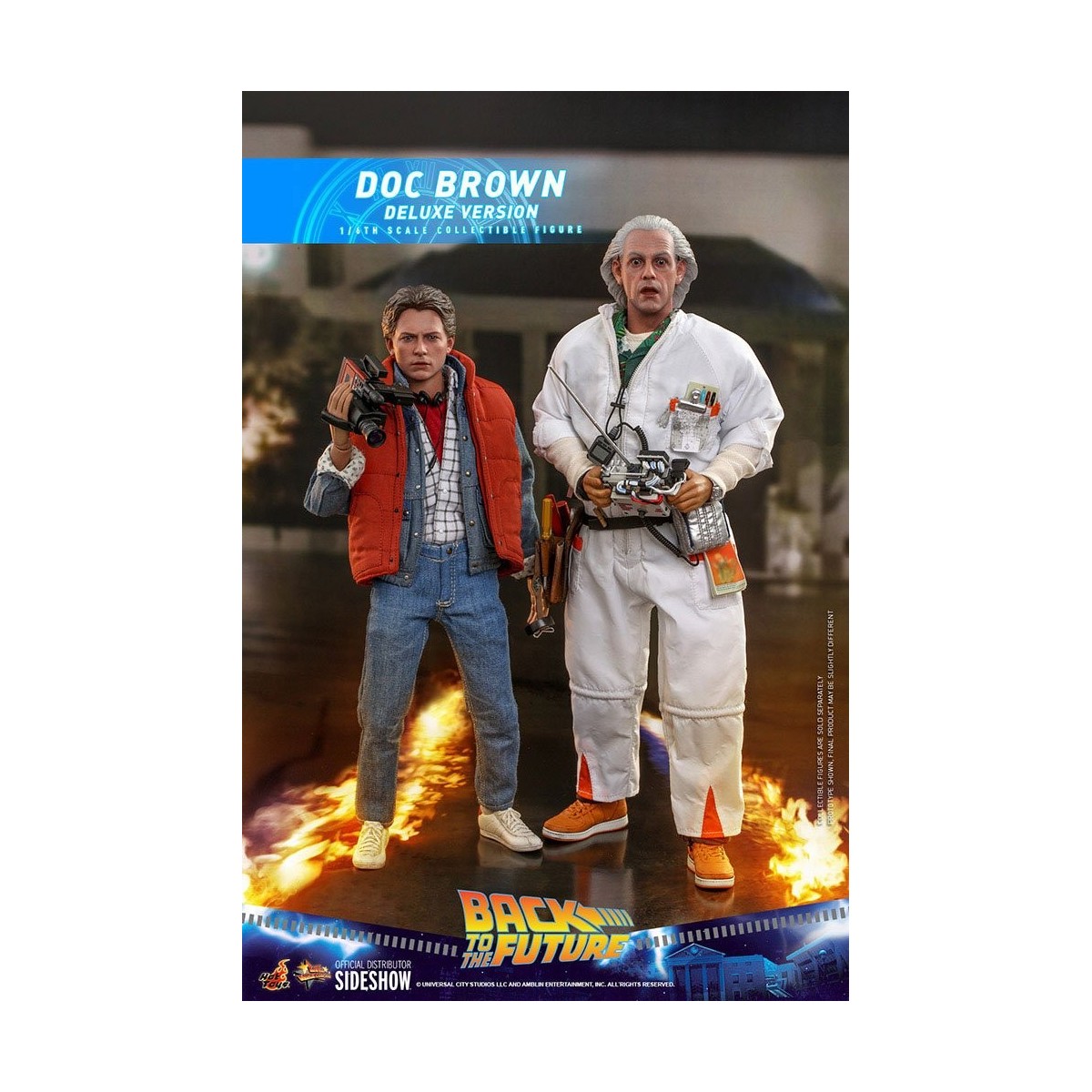 Hot Toys Zurück in die Zukunft Doc Brown Deluxe Version 1/6