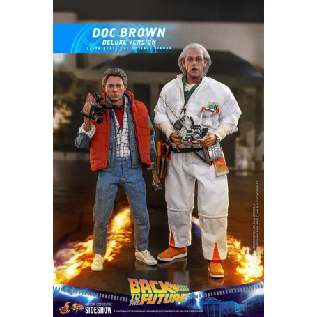 Hot Toys Zurück in die Zukunft Doc Brown Deluxe Version 1/6