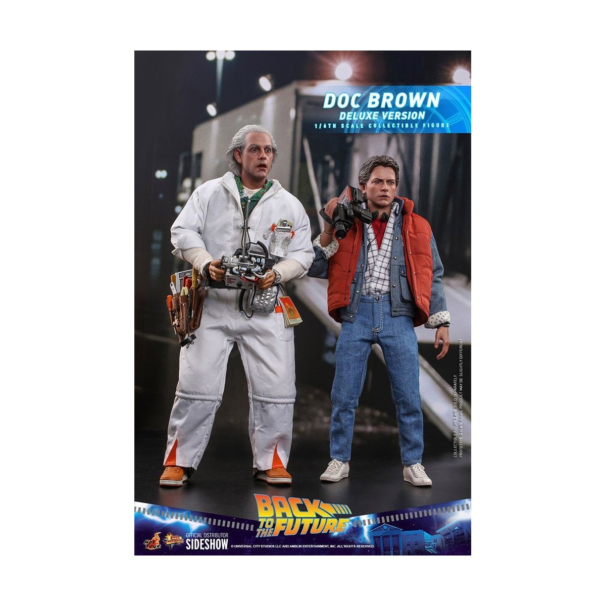 Hot Toys Zurück in die Zukunft Doc Brown Deluxe Version 1/6