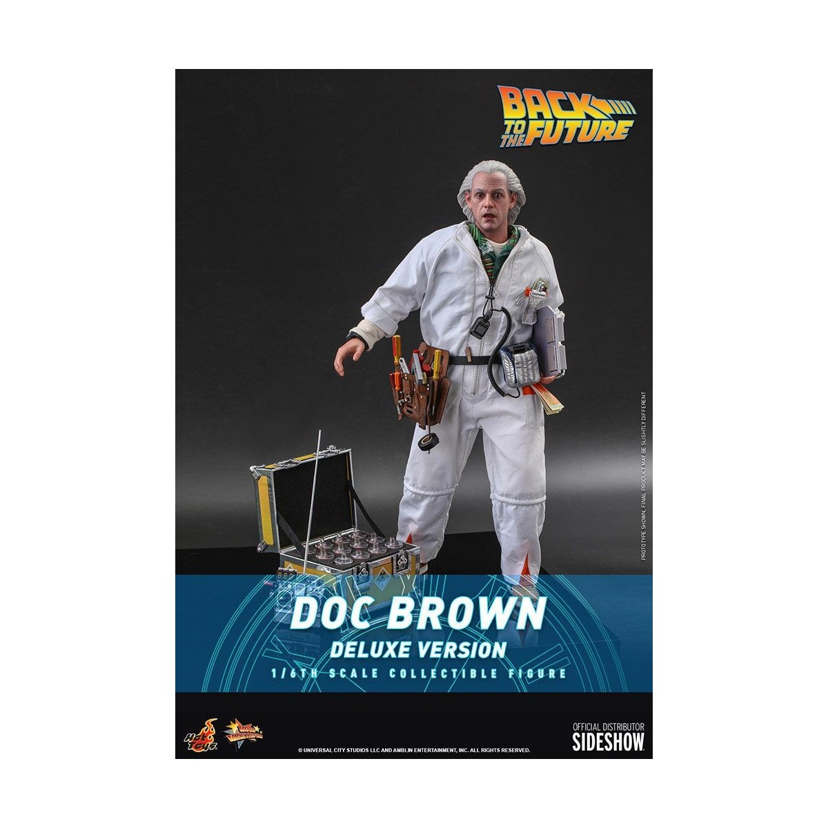 Hot Toys Zurück in die Zukunft Doc Brown Deluxe Version 1/6