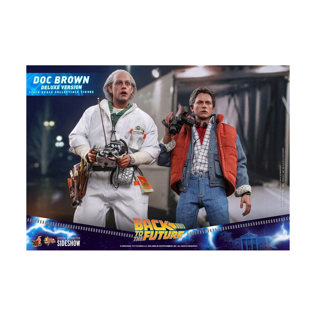 Hot Toys Zurück in die Zukunft Doc Brown Deluxe Version 1/6