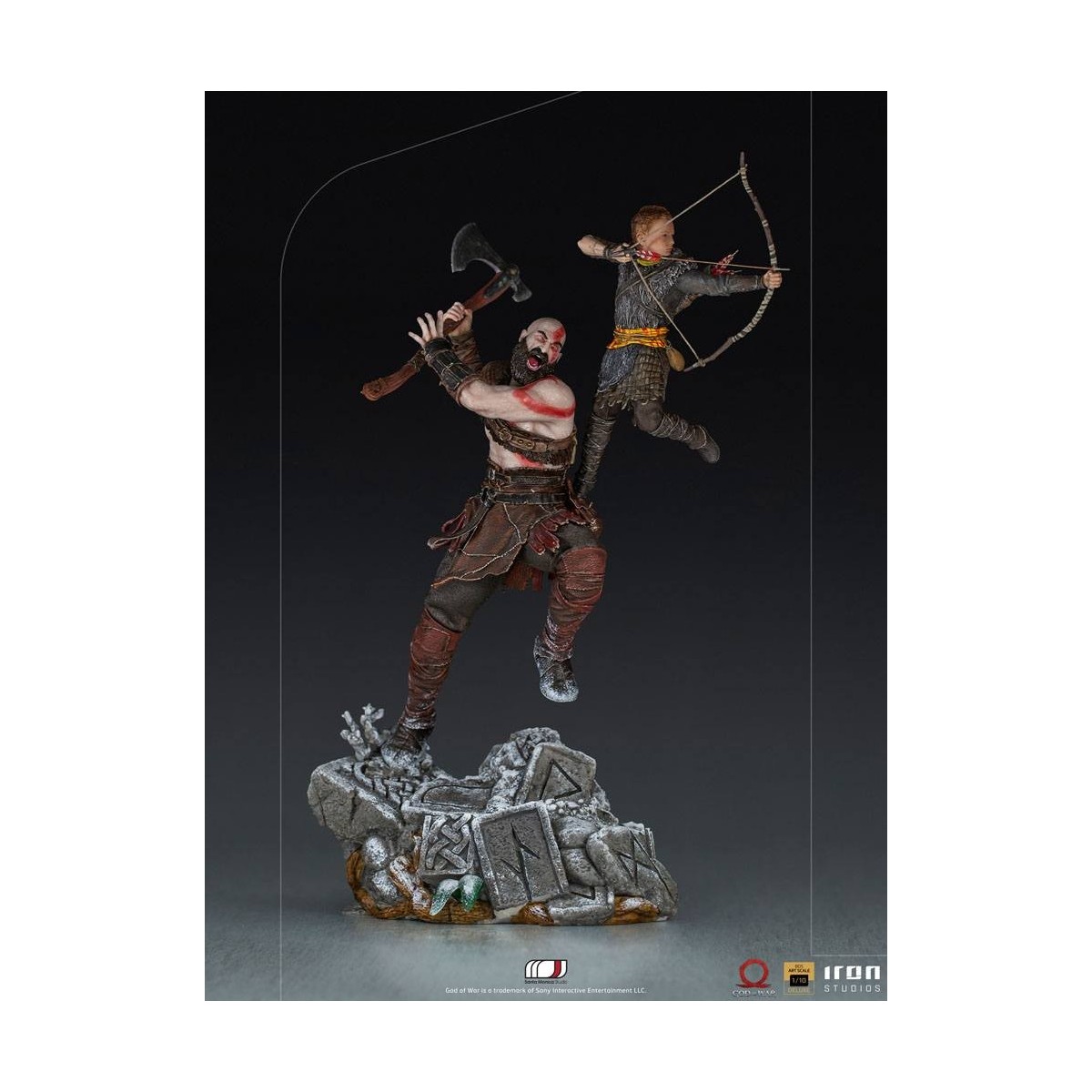 Iron Studios - God of War - Kratos & Atreus V2 - BDS Art Maßstab 1/10