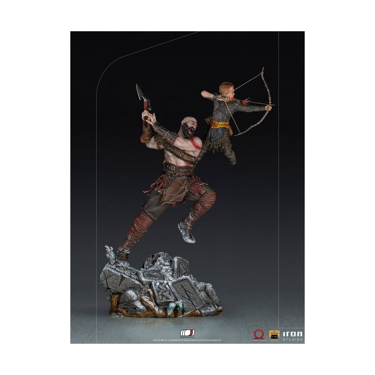 Iron Studios - God of War - Kratos & Atreus V2 - BDS Art Maßstab 1/10