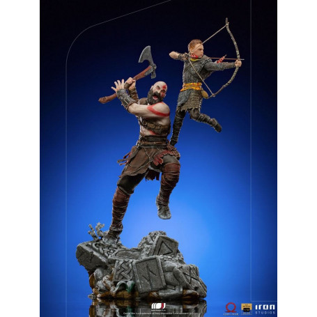 Iron Studios - God of War - Kratos & Atreus V2 - BDS Art Maßstab 1/10