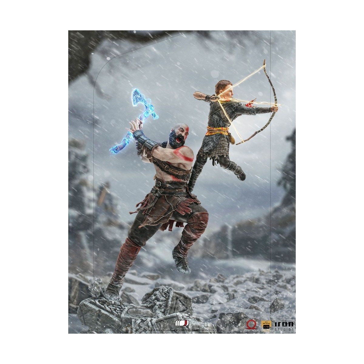 Iron Studios - God of War - Kratos & Atreus V2 - BDS Art Maßstab 1/10