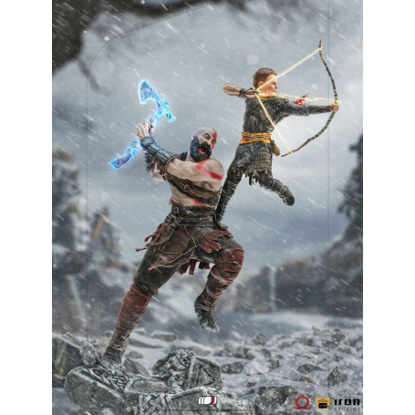 Iron Studios - God of War - Kratos & Atreus V2 - BDS Art Maßstab 1/10