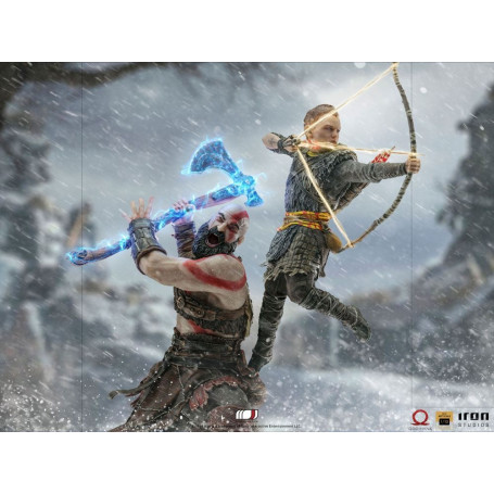 Iron Studios - God of War - Kratos & Atreus V2 - BDS Art Maßstab 1/10