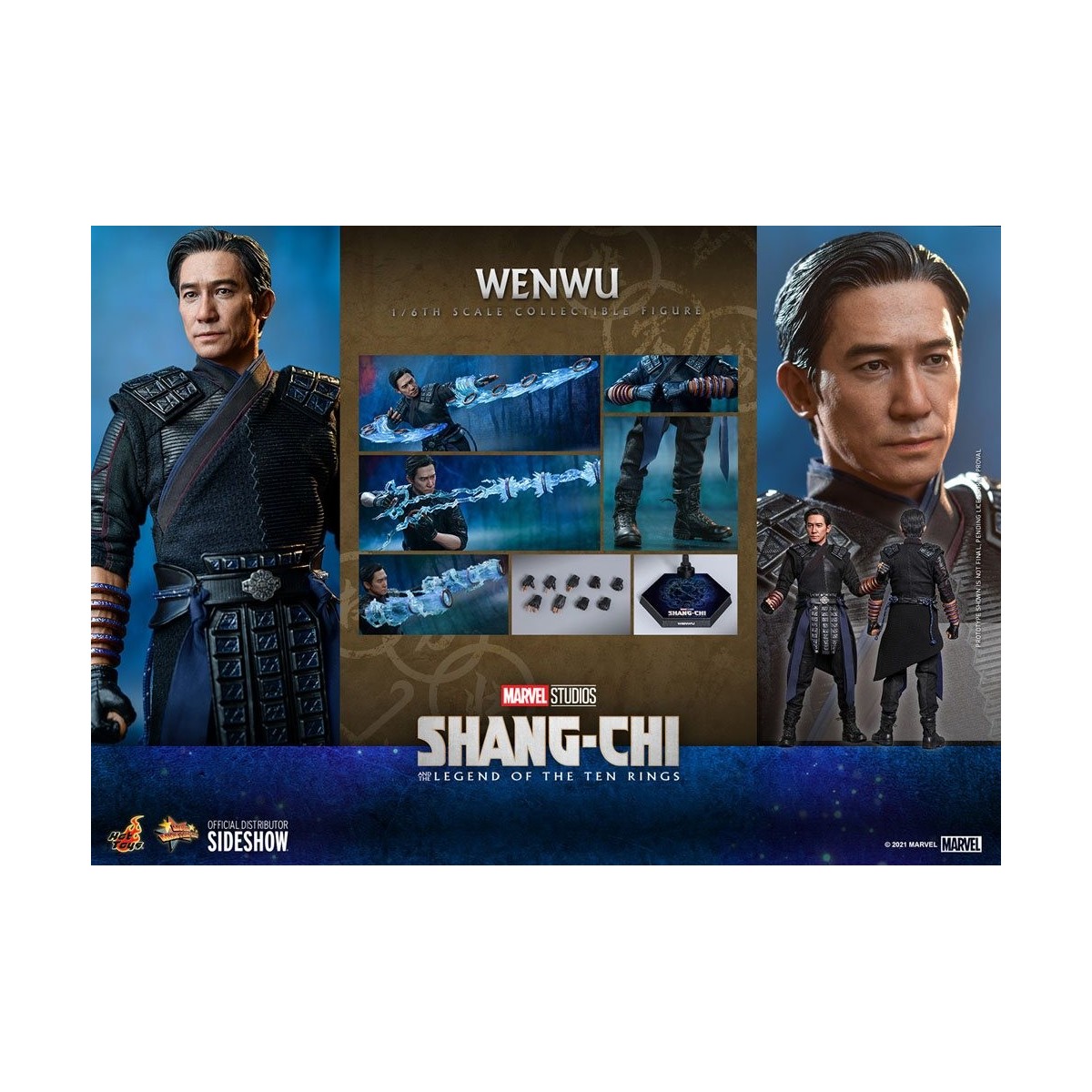 Hot Toys - Wenwu - Marvel's Shang-Chi und die Legende der zehn Ringe Movie Masterpiece Figur 1/6