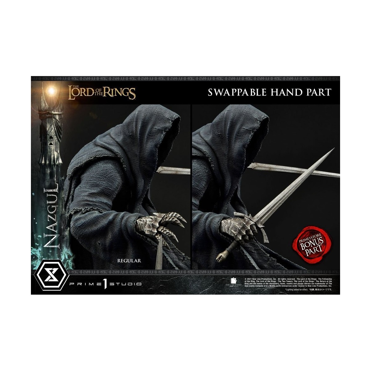 Prime 1 Studio - Nazgul Bonus Version 1/4 - LOTR - Herr der Ringe