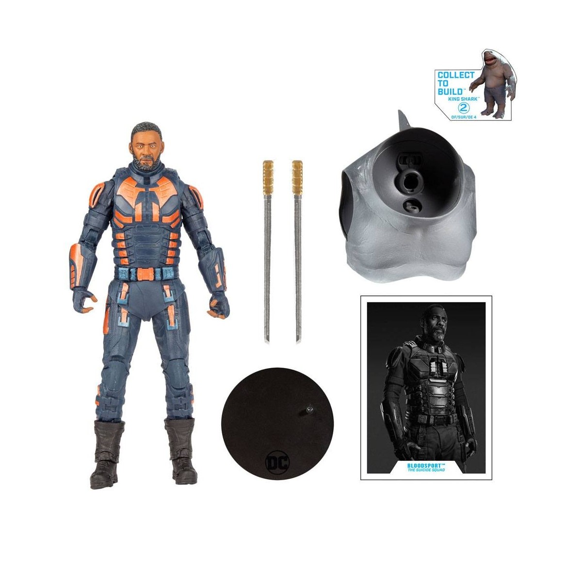 Mc Farlane DC Multiverse Bloodsport (Unmaskiert) - Build A - Die Suicide Squad