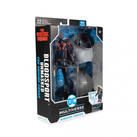 Mc Farlane DC Multiverse Bloodsport (Unmaskiert) - Build A - Die Suicide Squad