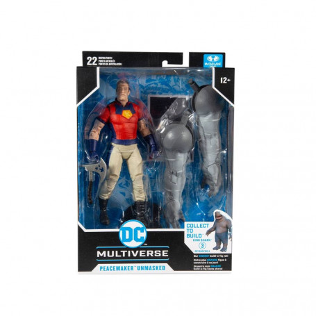 Mc Farlane DC Multiverse Peace Maker (Unmaskiert) - Build A - Die Suicide Squad