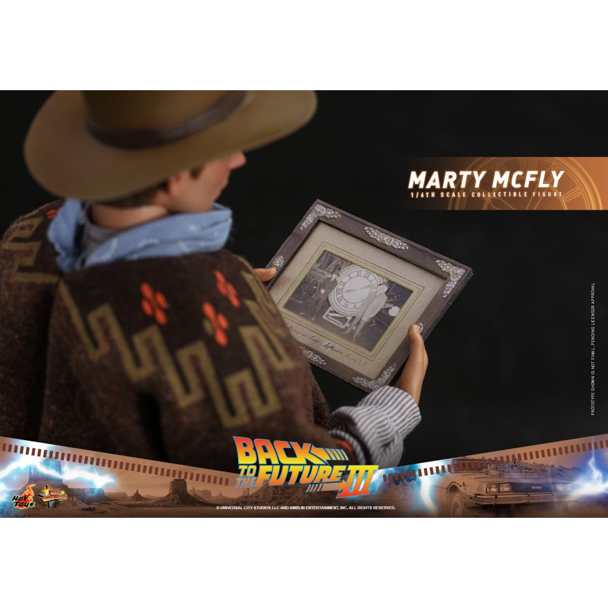 Hot Toys Zurück in die Zukunft 3 - Marty McFly Film Meisterwerk 1/6