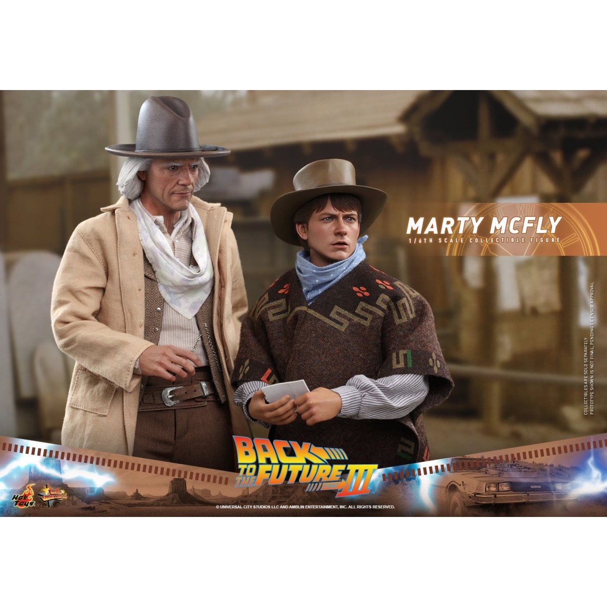 Hot Toys Zurück in die Zukunft 3 - Marty McFly Film Meisterwerk 1/6