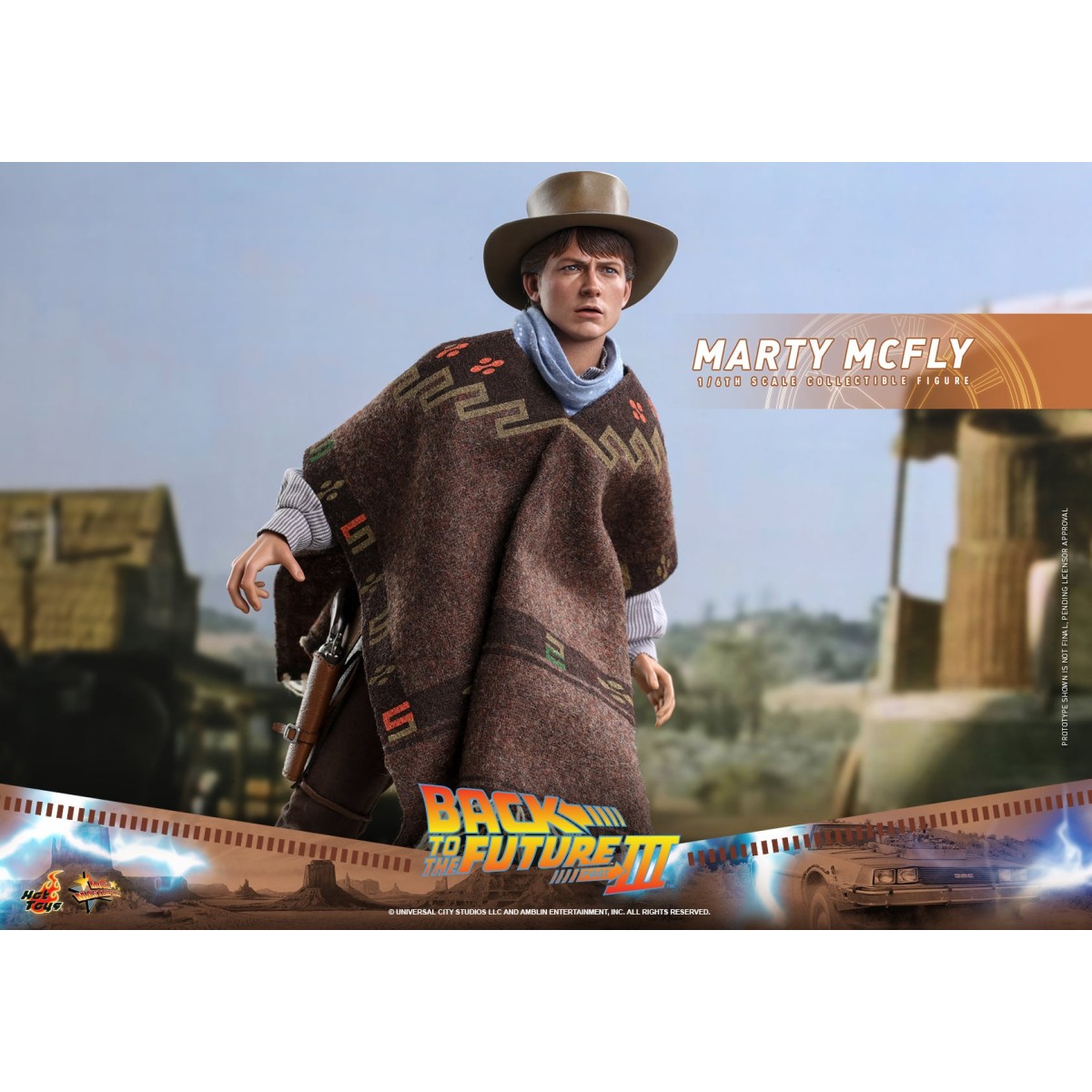 Hot Toys Zurück in die Zukunft 3 - Marty McFly Film Meisterwerk 1/6
