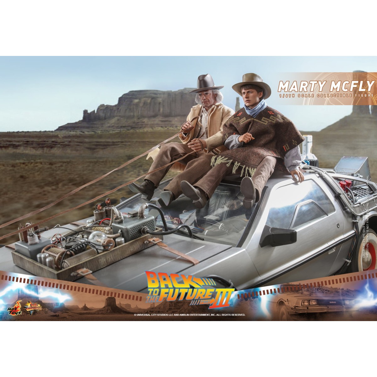 Hot Toys Zurück in die Zukunft 3 - Marty McFly Film Meisterwerk 1/6