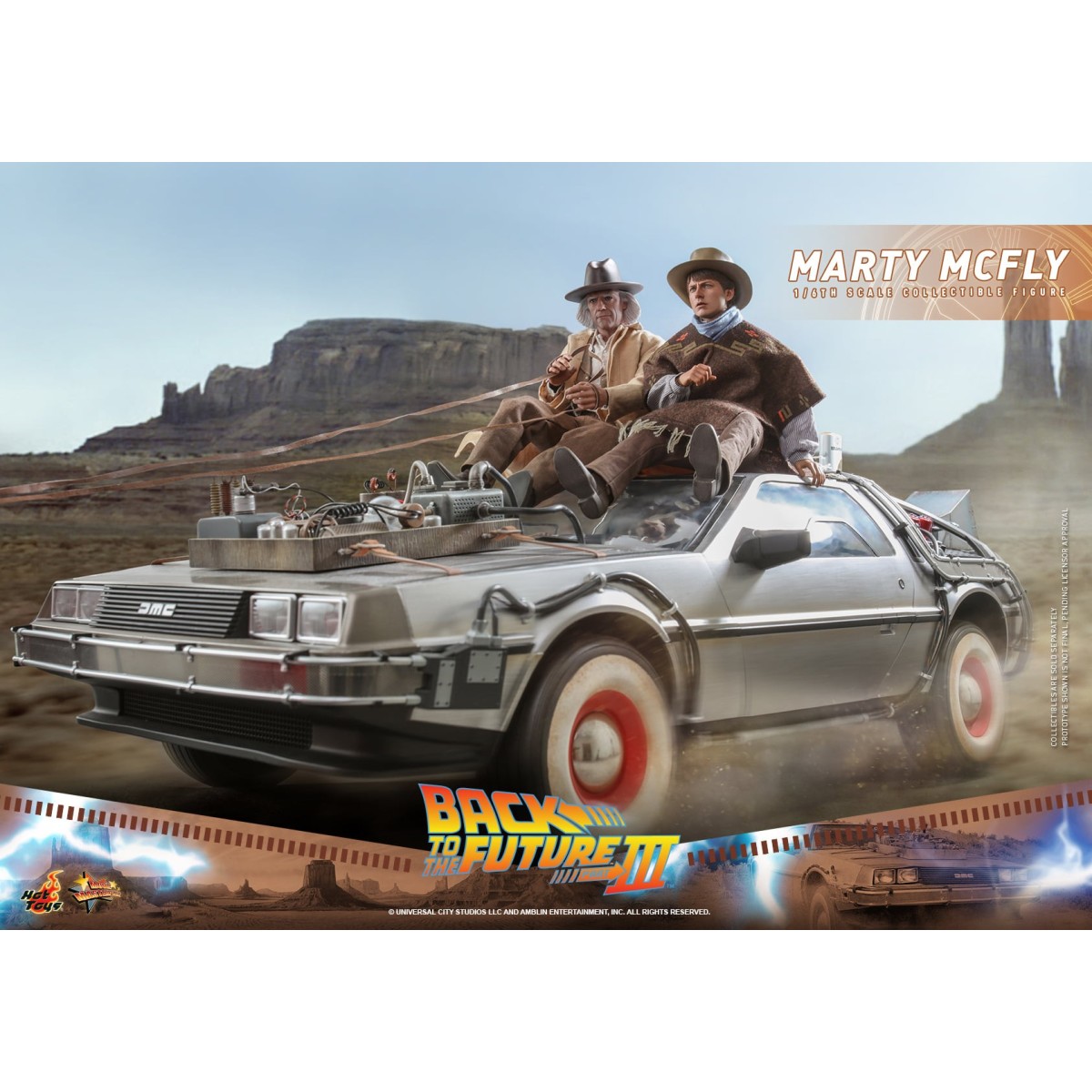 Hot Toys Zurück in die Zukunft 3 - Marty McFly Film Meisterwerk 1/6