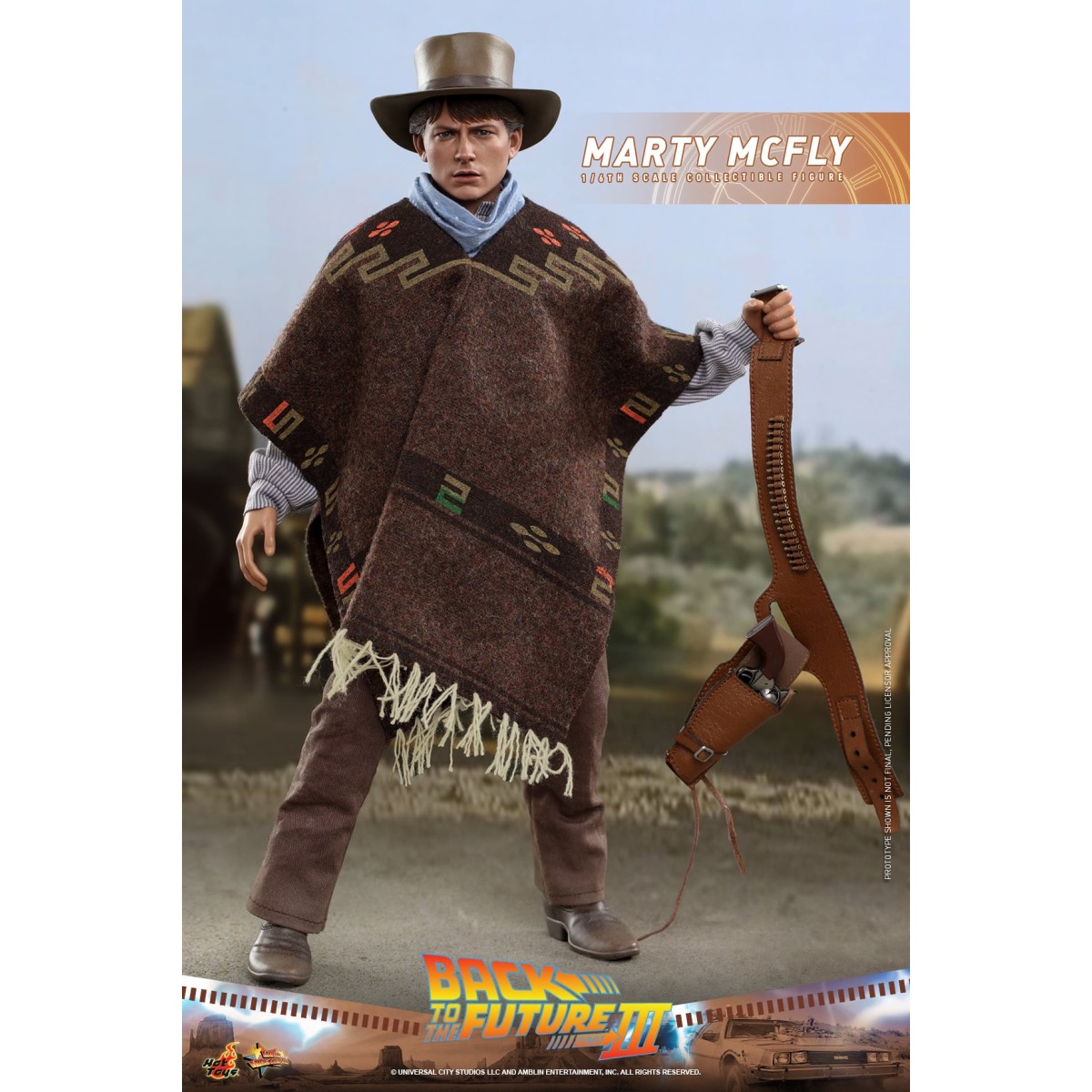 Hot Toys Zurück in die Zukunft 3 - Marty McFly Film Meisterwerk 1/6