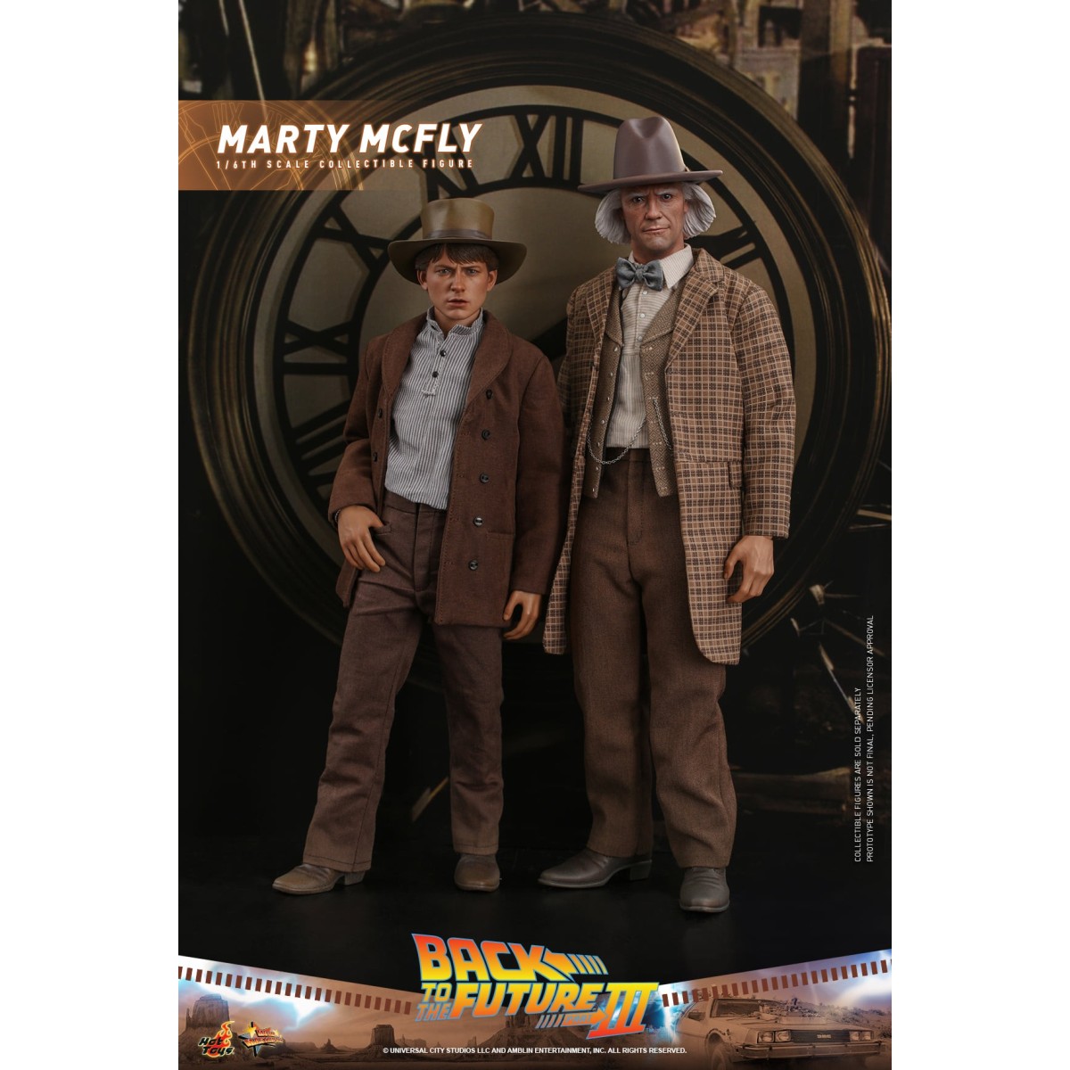 Hot Toys Zurück in die Zukunft 3 - Marty McFly Film Meisterwerk 1/6