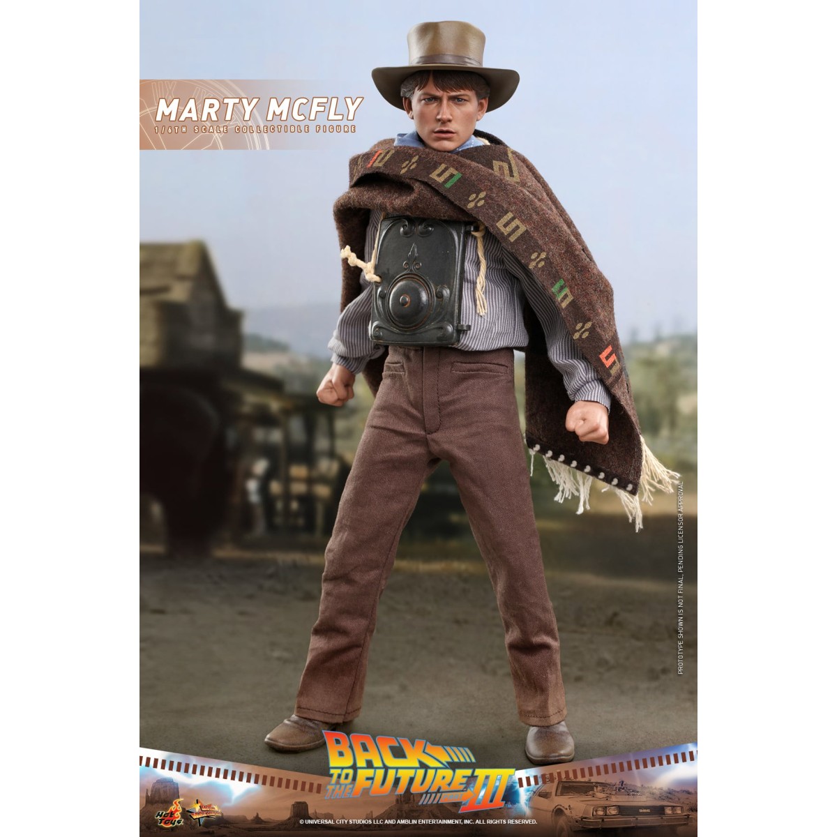 Hot Toys Zurück in die Zukunft 3 - Marty McFly Film Meisterwerk 1/6