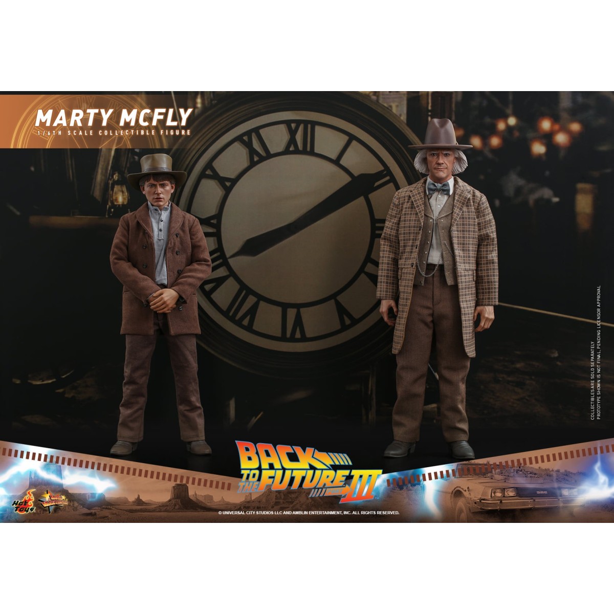 Hot Toys Zurück in die Zukunft 3 - Marty McFly Film Meisterwerk 1/6