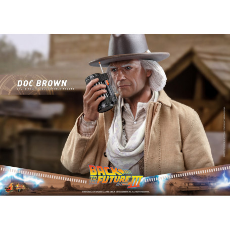 Hot Toys Zurück in die Zukunft 3 - Doc Brown Film Meisterwerk 1/6