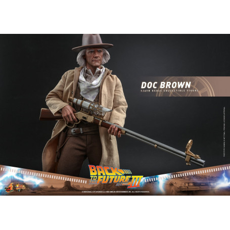 Hot Toys Zurück in die Zukunft 3 - Doc Brown Film Meisterwerk 1/6