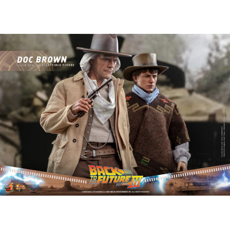 Hot Toys Zurück in die Zukunft 3 - Doc Brown Film Meisterwerk 1/6