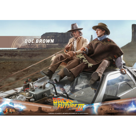 Hot Toys Zurück in die Zukunft 3 - Doc Brown Film Meisterwerk 1/6