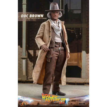 Hot Toys Zurück in die Zukunft 3 - Doc Brown Film Meisterwerk 1/6