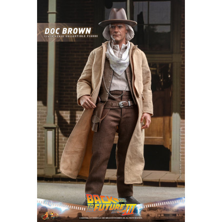 Hot Toys Zurück in die Zukunft 3 - Doc Brown Film Meisterwerk 1/6