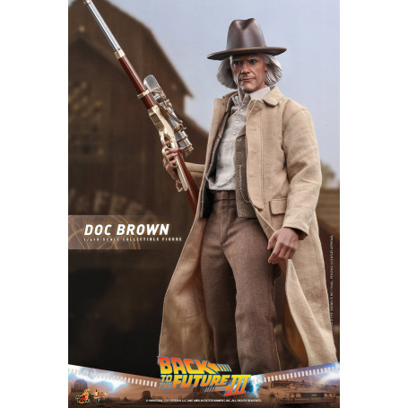 Hot Toys Zurück in die Zukunft 3 - Doc Brown Film Meisterwerk 1/6