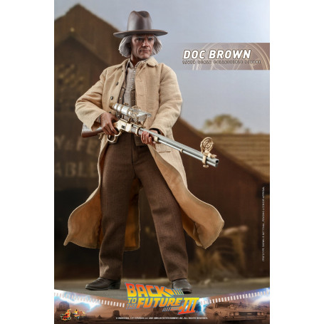 Hot Toys Zurück in die Zukunft 3 - Doc Brown Film Meisterwerk 1/6