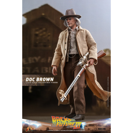 Hot Toys Zurück in die Zukunft 3 - Doc Brown Film Meisterwerk 1/6