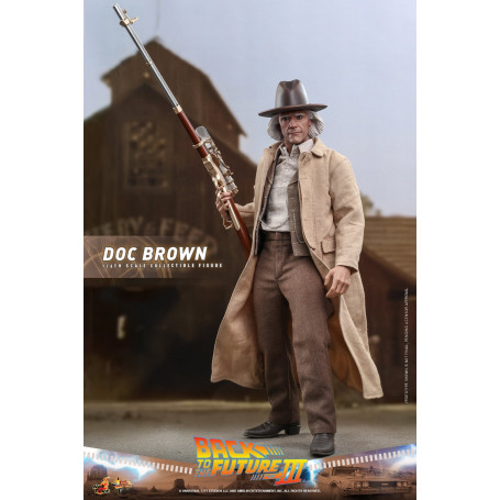 Hot Toys Zurück in die Zukunft 3 - Doc Brown Film Meisterwerk 1/6