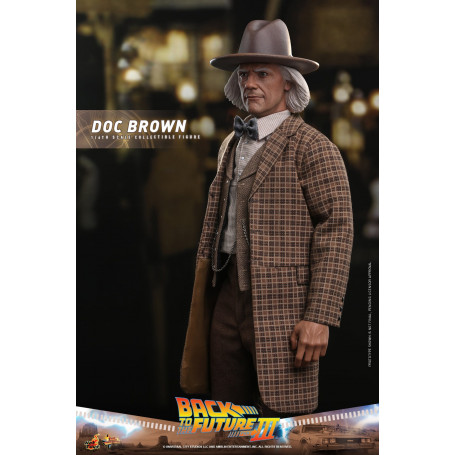 Hot Toys Zurück in die Zukunft 3 - Doc Brown Film Meisterwerk 1/6