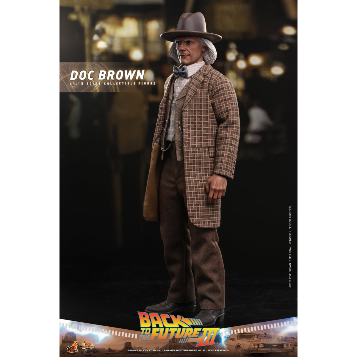Hot Toys Zurück in die Zukunft 3 - Doc Brown Film Meisterwerk 1/6