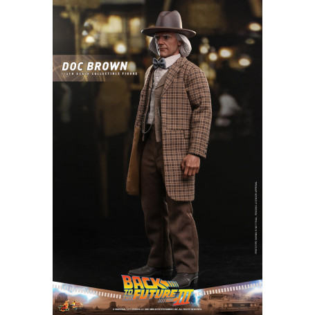 Hot Toys Zurück in die Zukunft 3 - Doc Brown Film Meisterwerk 1/6