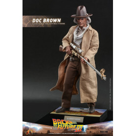Hot Toys Zurück in die Zukunft 3 - Doc Brown Film Meisterwerk 1/6