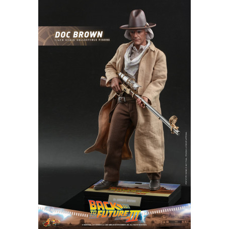 Hot Toys Zurück in die Zukunft 3 - Doc Brown Film Meisterwerk 1/6