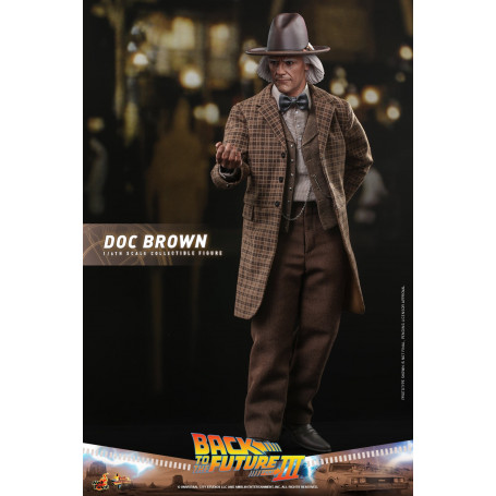 Hot Toys Zurück in die Zukunft 3 - Doc Brown Film Meisterwerk 1/6