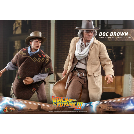 Hot Toys Zurück in die Zukunft 3 - Doc Brown Film Meisterwerk 1/6