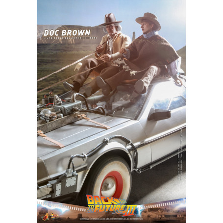 Hot Toys Zurück in die Zukunft 3 - Doc Brown Film Meisterwerk 1/6