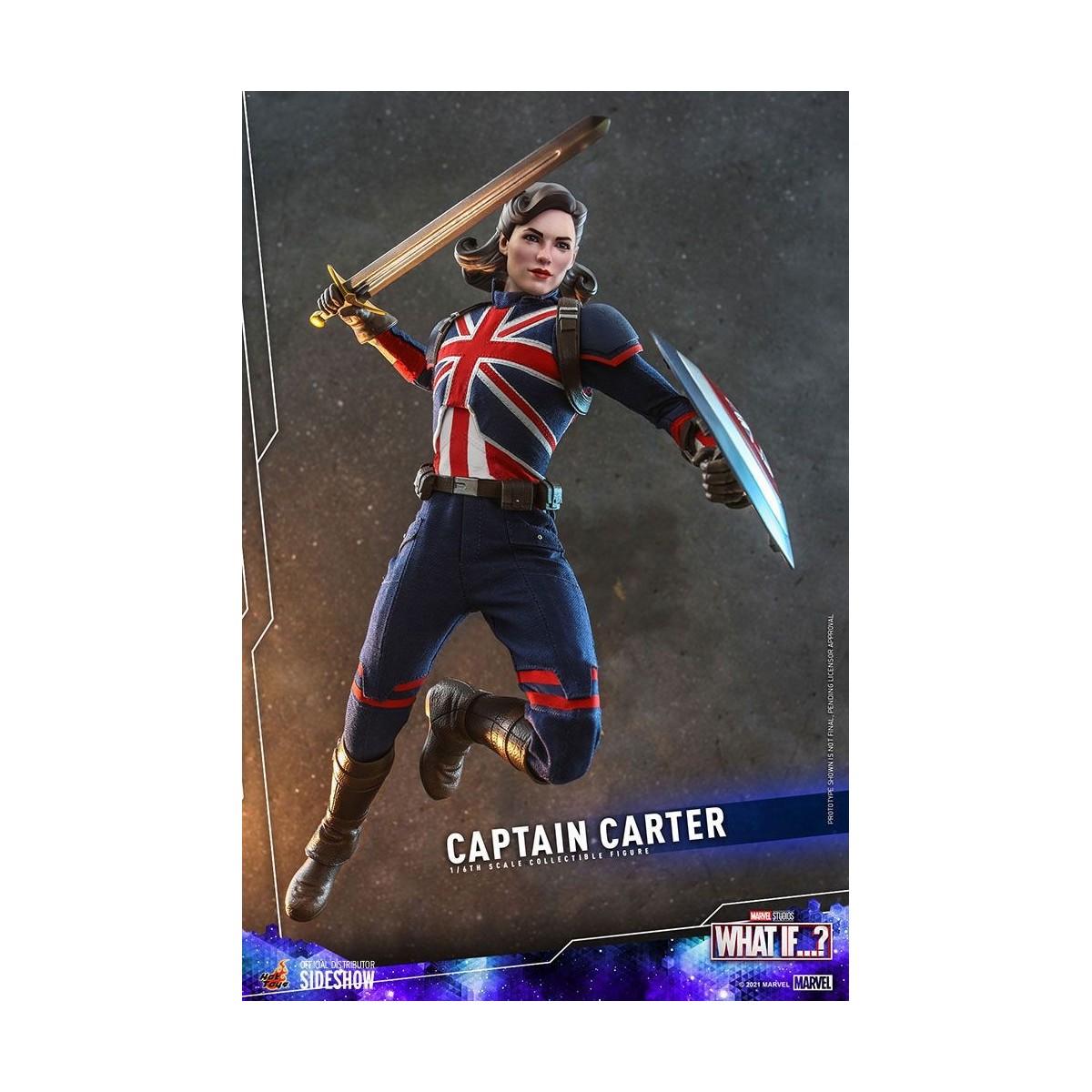 Hot Toys Movie Masterpiece - Was wäre wenn...?  Kapitän Carter Actionfigur 1/6