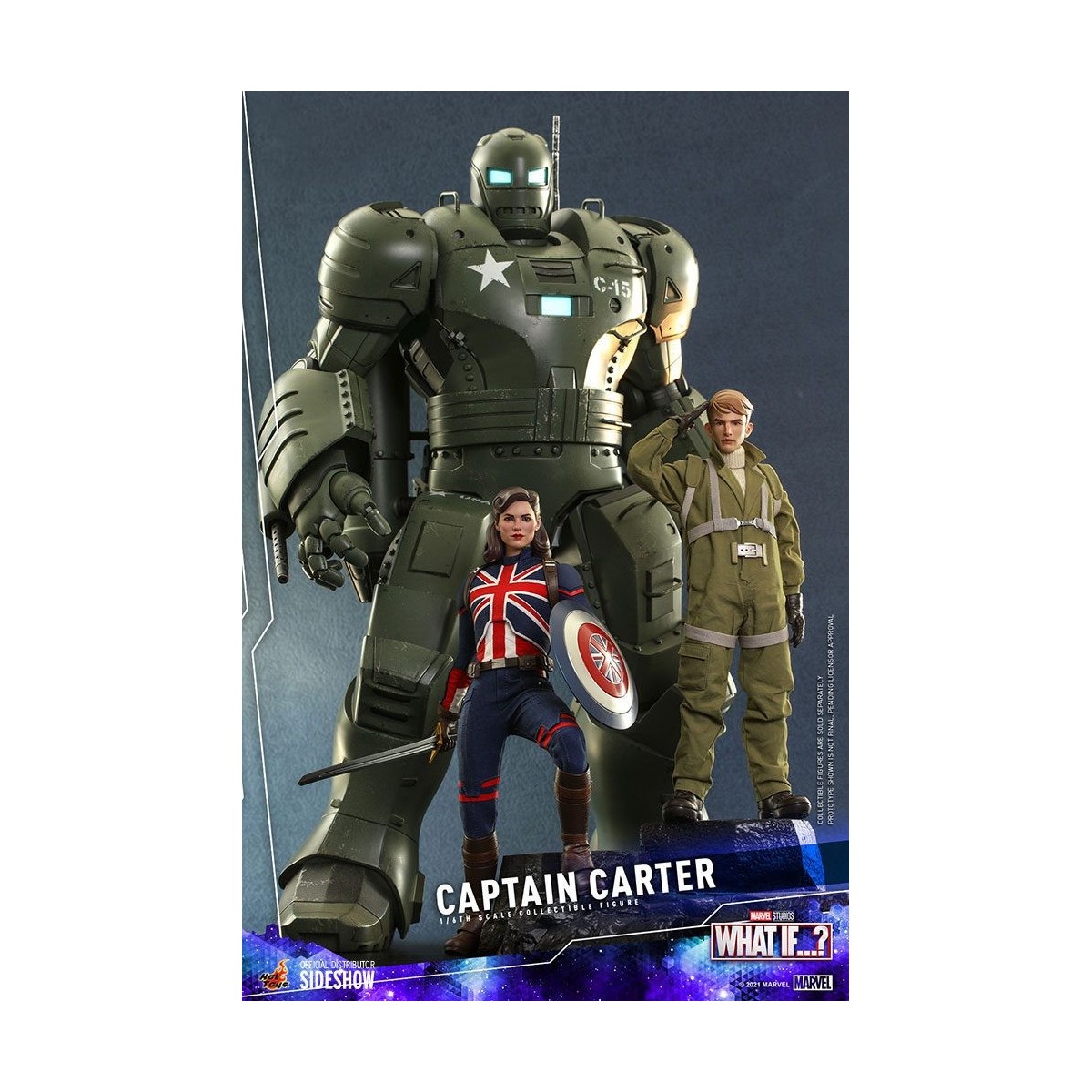 Hot Toys Movie Masterpiece - Was wäre wenn...?  Kapitän Carter Actionfigur 1/6